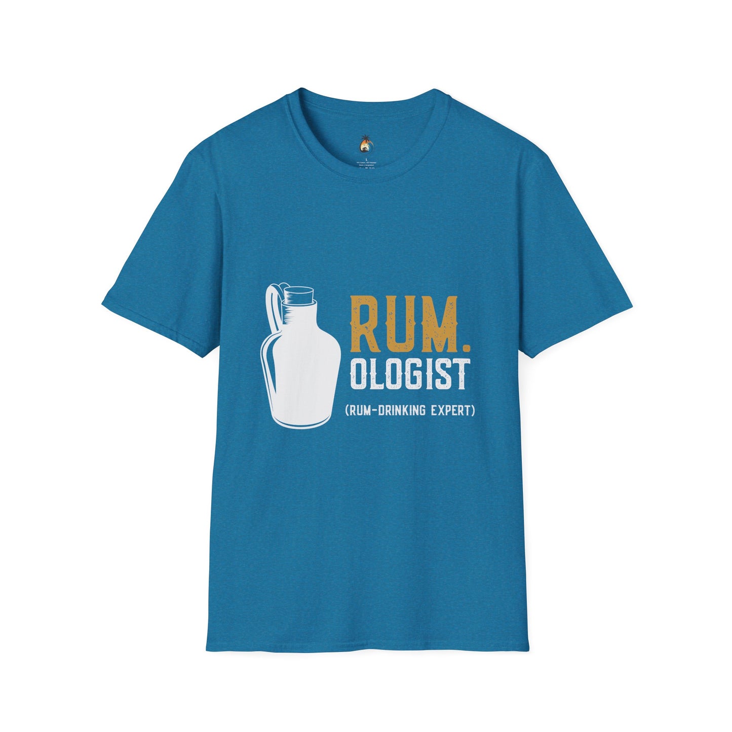 Rumologist Unisex Softstyle T-Shirt, Funny Gift for Rum Lovers, Casual Party Wear, Beach Vacation Tee, Unique Bar Shirt, Summer Essentials
