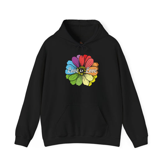 Love is Love Hoodie, Unisex Sweatshirt, Pride Apparel, LGBTQ+ Gift, Cozy Layer for All Seasons