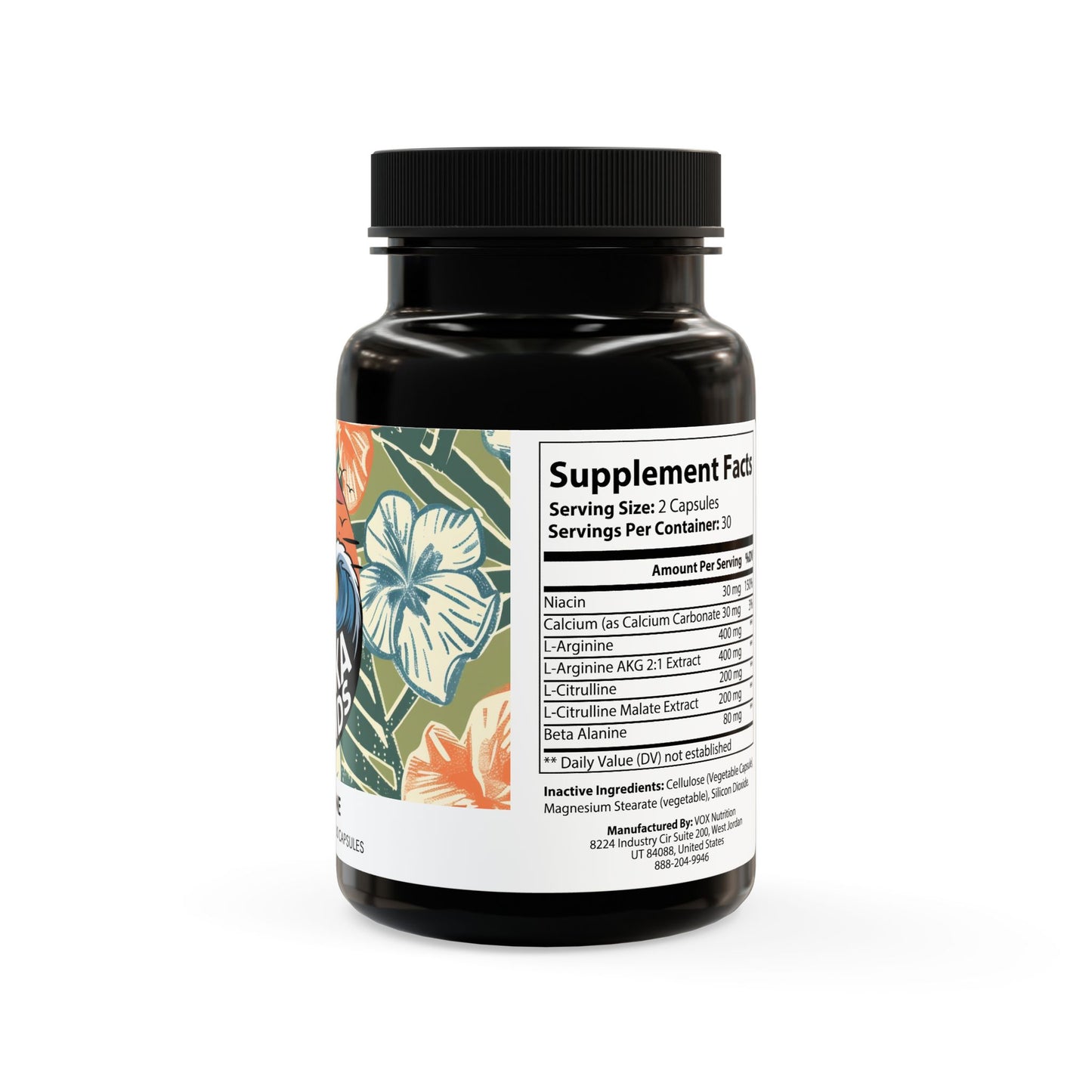 L-Arginine Supplement (60 Capsules)