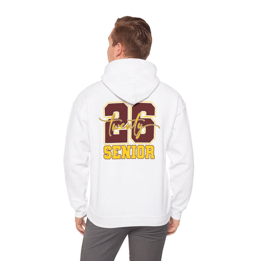 Shaka Brands Class of 2026 Graduation T-Shirt – Unisex - Burgundy/Gold