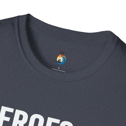 Heroes Are Born in November Unisex T-Shirt | Perfect Birthday Gift, Casual Wear, November Celebration Tee, Gift for Heroes
