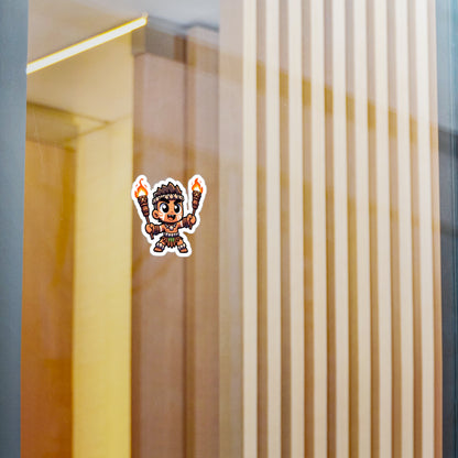 Cheerful Adventure Kiss-Cut Vinyl Decals for Kids' Spaces