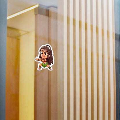 Hula Dancer Kiss-Cut Vinyl Decals for Fun Home Decor