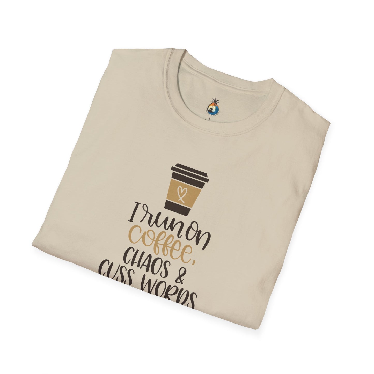 Coffee Chaos Unisex T-Shirt, Funny Coffee Lover Tee, Gift for Baristas, Casual Everyday Wear, Perfect for Birthdays, Holidays