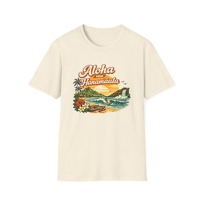 Aloha from Hanamaʻulu T-Shirt — Hawaiian Vintage Surf Scenic Tee