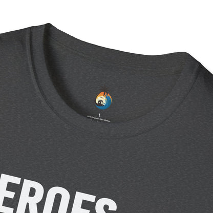 Heroes Are Born in September Unisex T-Shirt, Birthday Gift, Casual Wear, September Celebration, Hero Theme