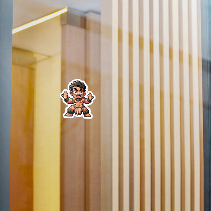 Fun Polynesian Character Vinyl Decals - Perfect for Personalizing Laptops and Water Bottles
