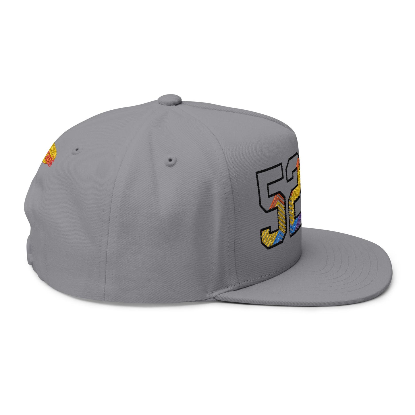5280 Embroidered Flat Bill Cap — Denver Pride Streetwear Snapback