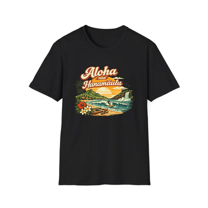 Aloha from Hanamaʻulu T-Shirt — Hawaiian Vintage Surf Scenic Tee
