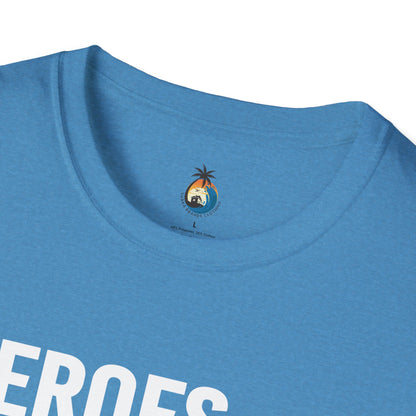 Heroes Are Born in September Unisex T-Shirt, Birthday Gift, Casual Wear, September Celebration, Hero Theme