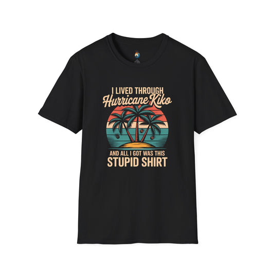 Hurricane Kiko T-Shirt, Funny Tropical Tee, Gift for Beach Lovers, Unisex Vacation Shirt, Humorous Storm Apparel