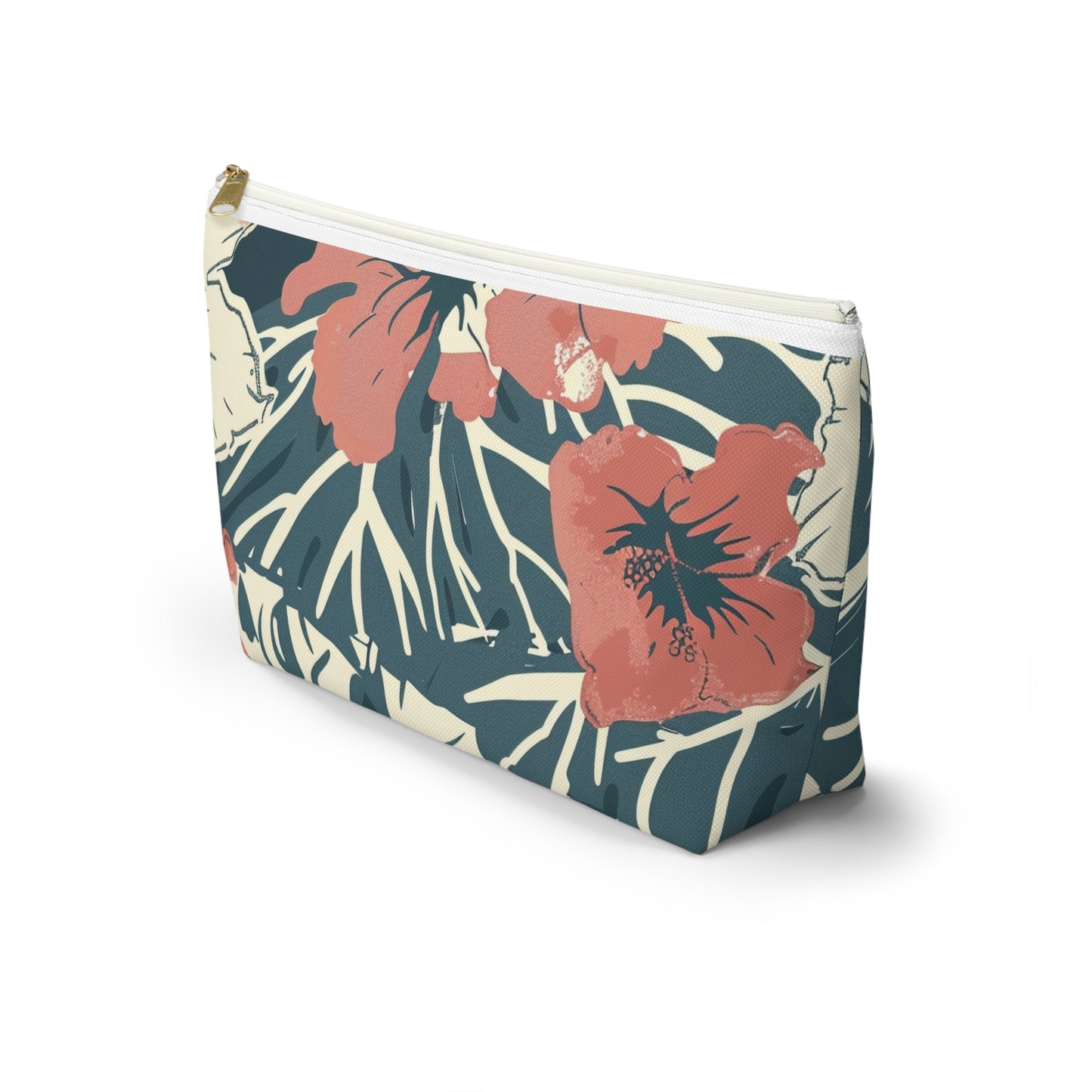 Tropical Floral Accessory Pouch | Makeup Bag, Travel Organizer, Toiletry Case, Gift Idea, Summer Essentials