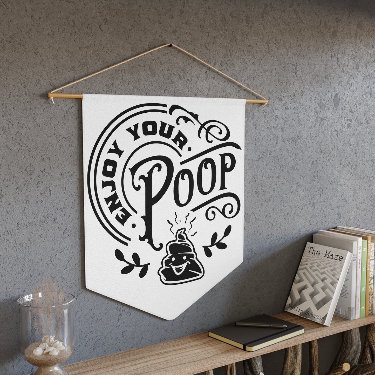 Enjoy Your Poop Banner Playful Wall Pennant, Humorous Home Decor, Quirky Gift for Friends, Unique Baby Shower Decoration, Fun Nursery [...]