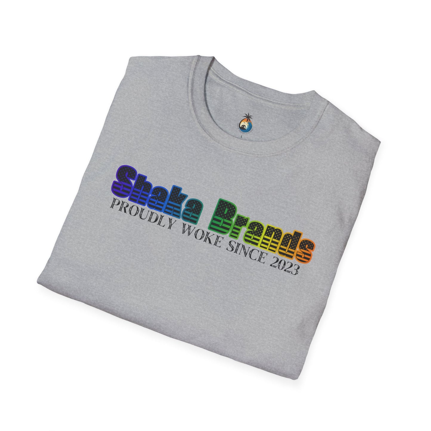 Proudly Woke Unisex T-Shirt - LGBTQ+ Pride, Funny Gift for Friends, Casual Wear, Everyday Tee, Statement Shirt