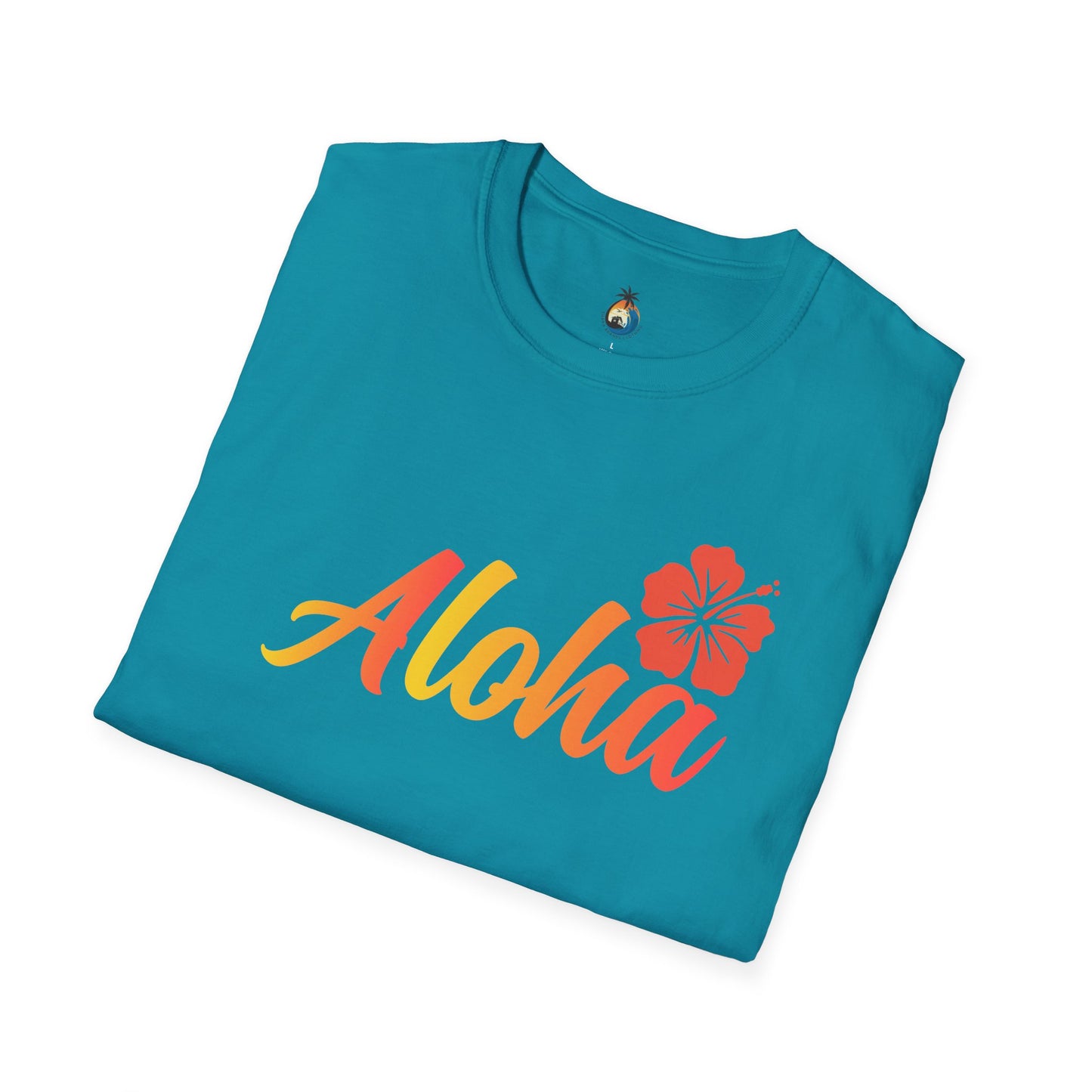 Aloha Floral Unisex T-Shirt, Beachwear, Summer Vibe, Vacation Tee, Tropical Gift, Casual Wear