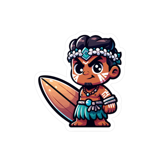 Surfer Boy Vinyl Decals - Fun Stickers for Beach Lovers & Decor