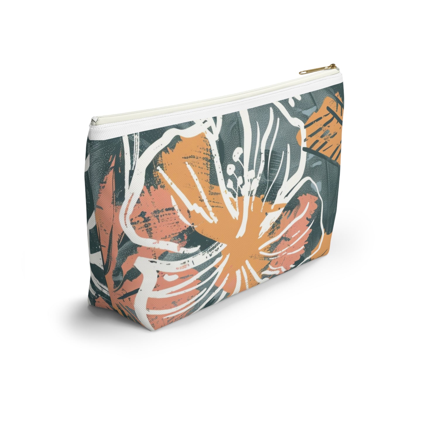 Floral Accessory Pouch, Makeup Bag, Travel Cosmetic Case, Organizer for Gifts, Summer Vibes, Flower Print, Cute Storage