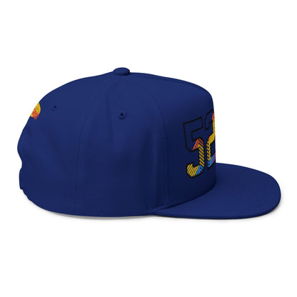 5280 Embroidered Flat Bill Cap — Denver Pride Streetwear Snapback