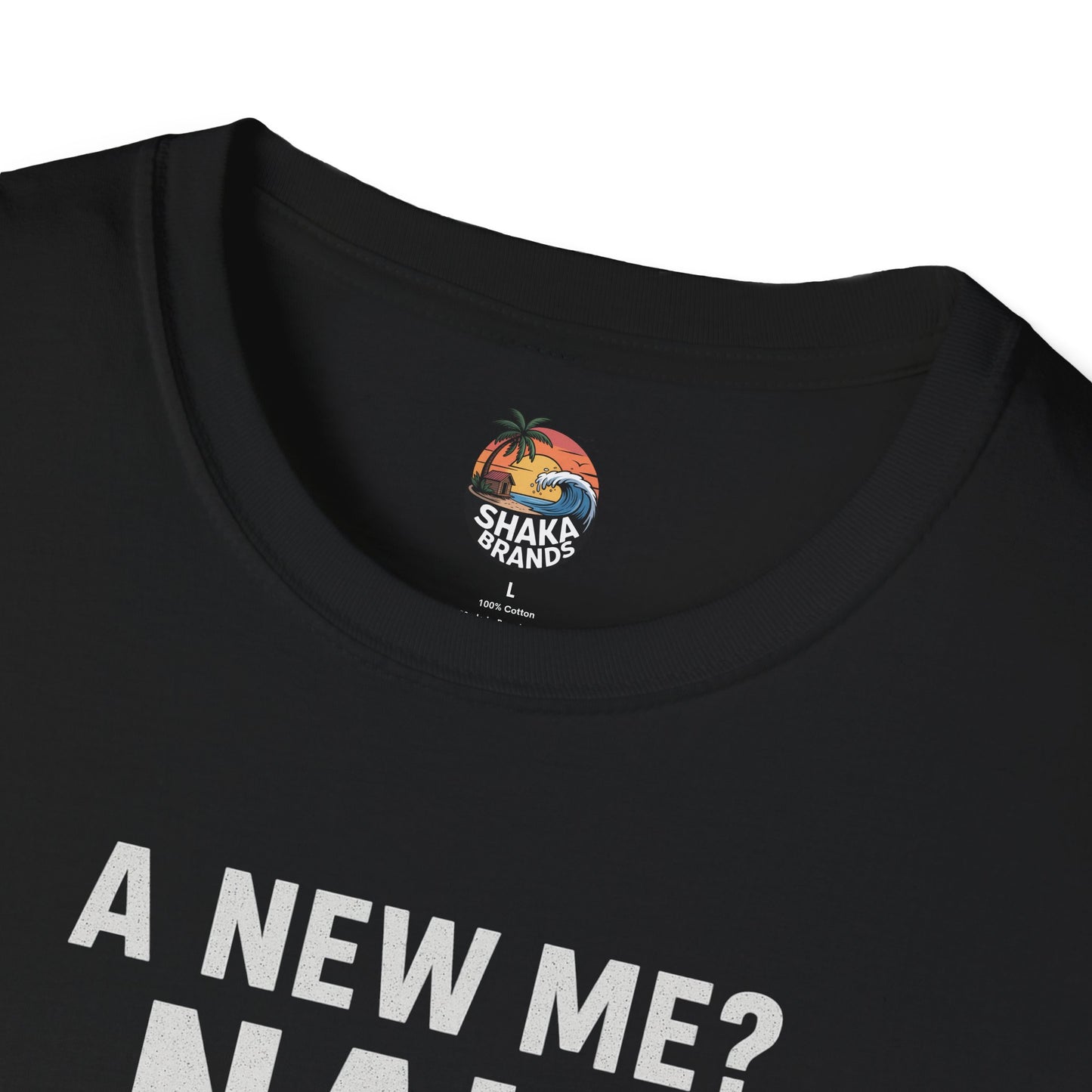 Motivational Gym T-Shirt — “A New Me? Nah. An Upgraded Me.”