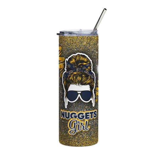 Nuggets Girl 20oz Stainless Steel Tumbler