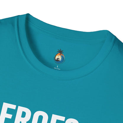 Heroes Are Born in July Unisex Softstyle T-Shirt, Birthday Gift Tee, Casual Wear, Summer Outfit, Party T-Shirt