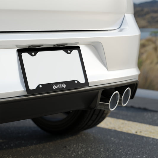 Unhinged Metal License Plate Frame