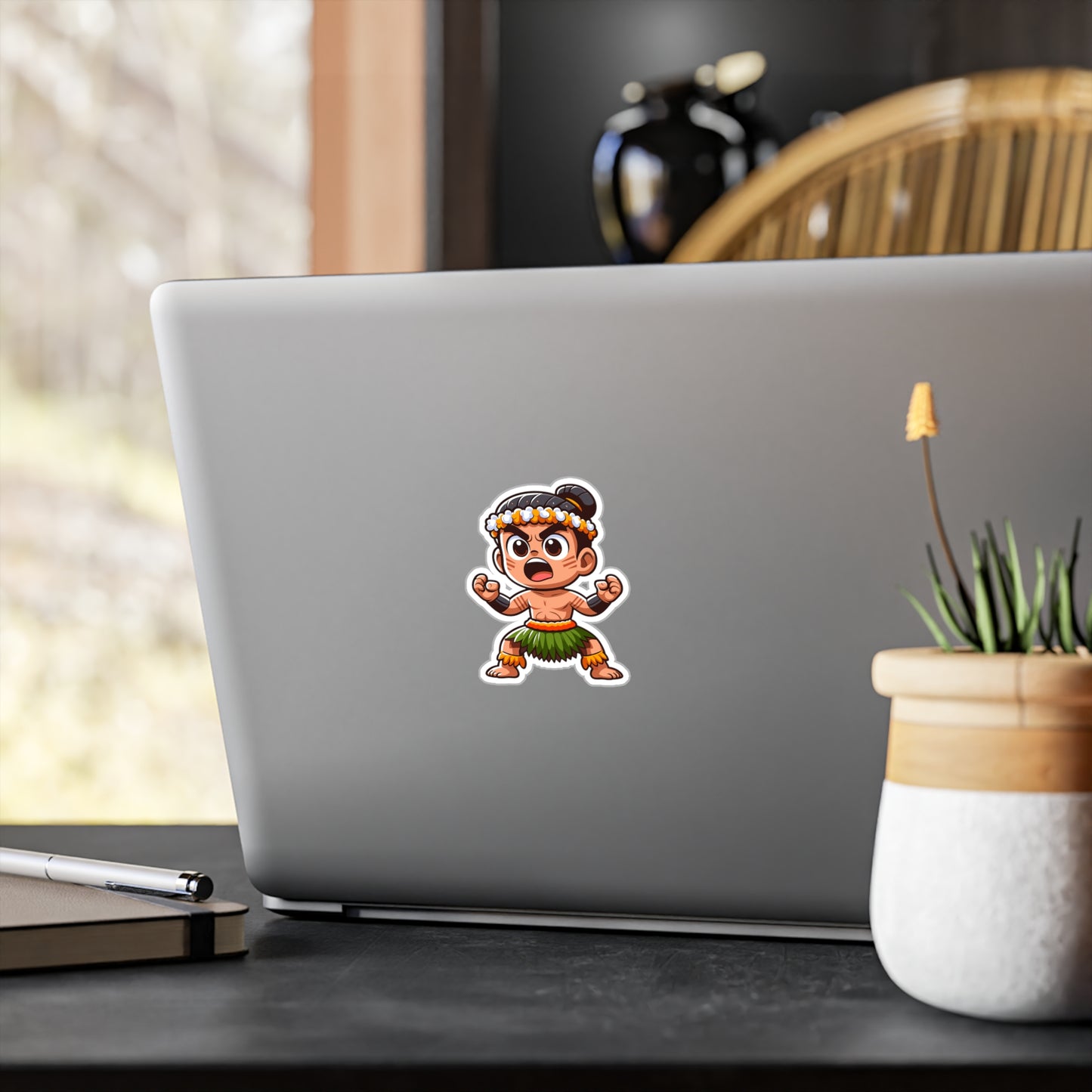Hawaiian Warrior Vinyl Decal