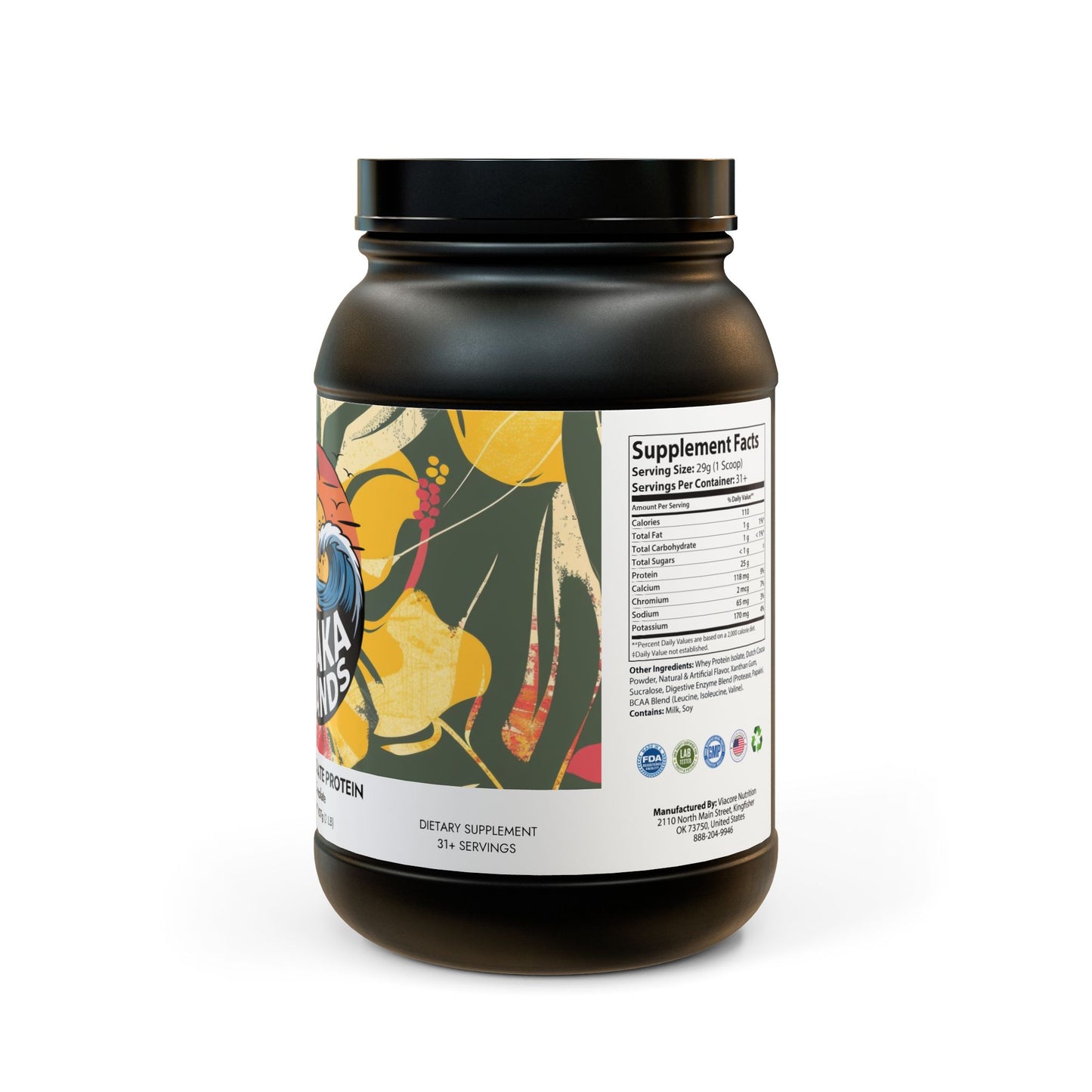 Whey Isolate Protein Supplement (907g, 2lb)