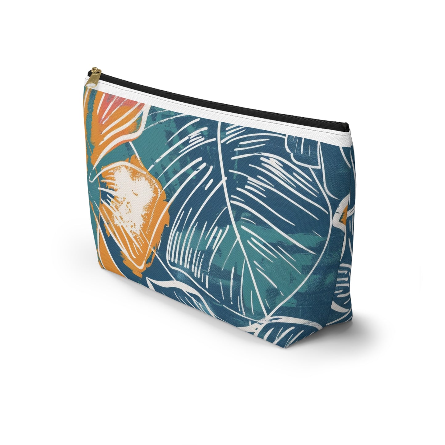 Tropical Floral Accessory Pouch | Chic Travel Bag, Makeup Organizer, Gift for Her, Summer Vibes, Eco-Friendly Design