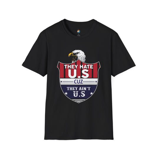 Patriotic Eagle T-Shirt | Unisex American Flag Tee, Fourth of July, Memorial Day, Dad Gift, Casual Wear, Statement Shirt