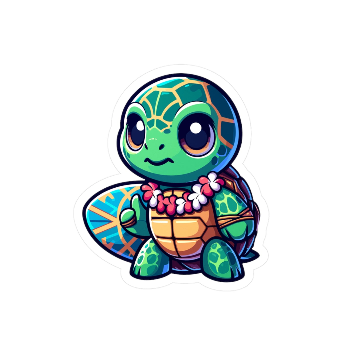 Cute Turtle Kiss-Cut Vinyl Decals for Fun Decor