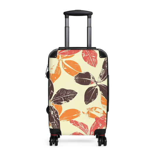 Vintage Hawaiian Floral Hard Shell Luggage – 20"/24"/28" Spinner Suitcase