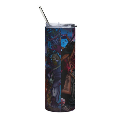 Halloween Character Tumbler, 20oz - Ideal for Parties, Gifts, Adventure Lovers, Halloween, Outdoor Fun