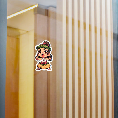 Hula Dancer Vinyl Decals - Cute Stickers for Fun Home Decor