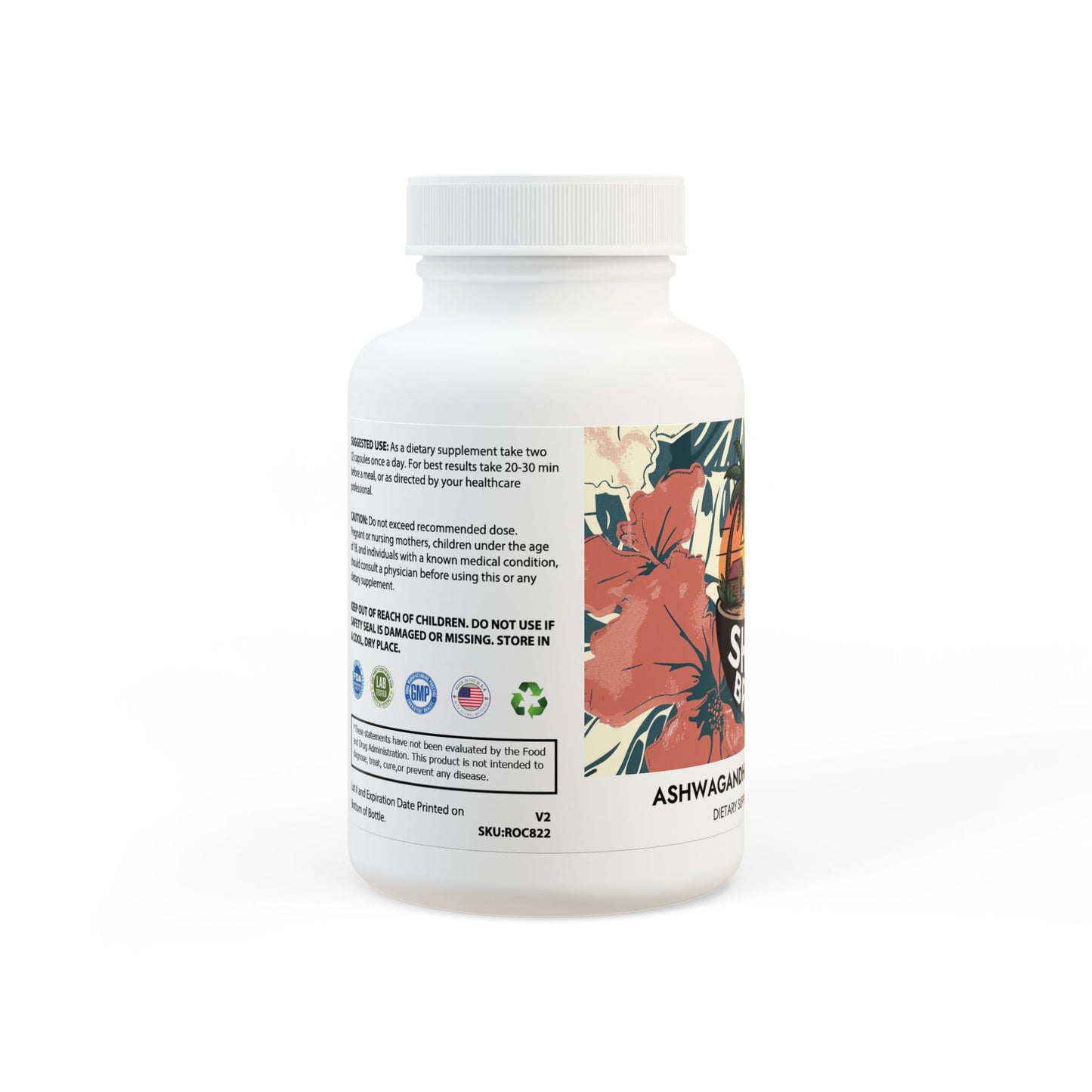 Ashwagandha and Black Pepper Supplement (60 capsules)
