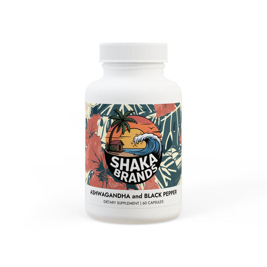 Ashwagandha and Black Pepper Supplement (60 capsules)