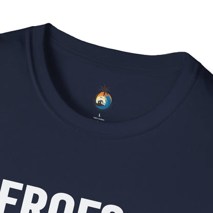Heroes Are Born in November Unisex T-Shirt | Perfect Birthday Gift, Casual Wear, November Celebration Tee, Gift for Heroes