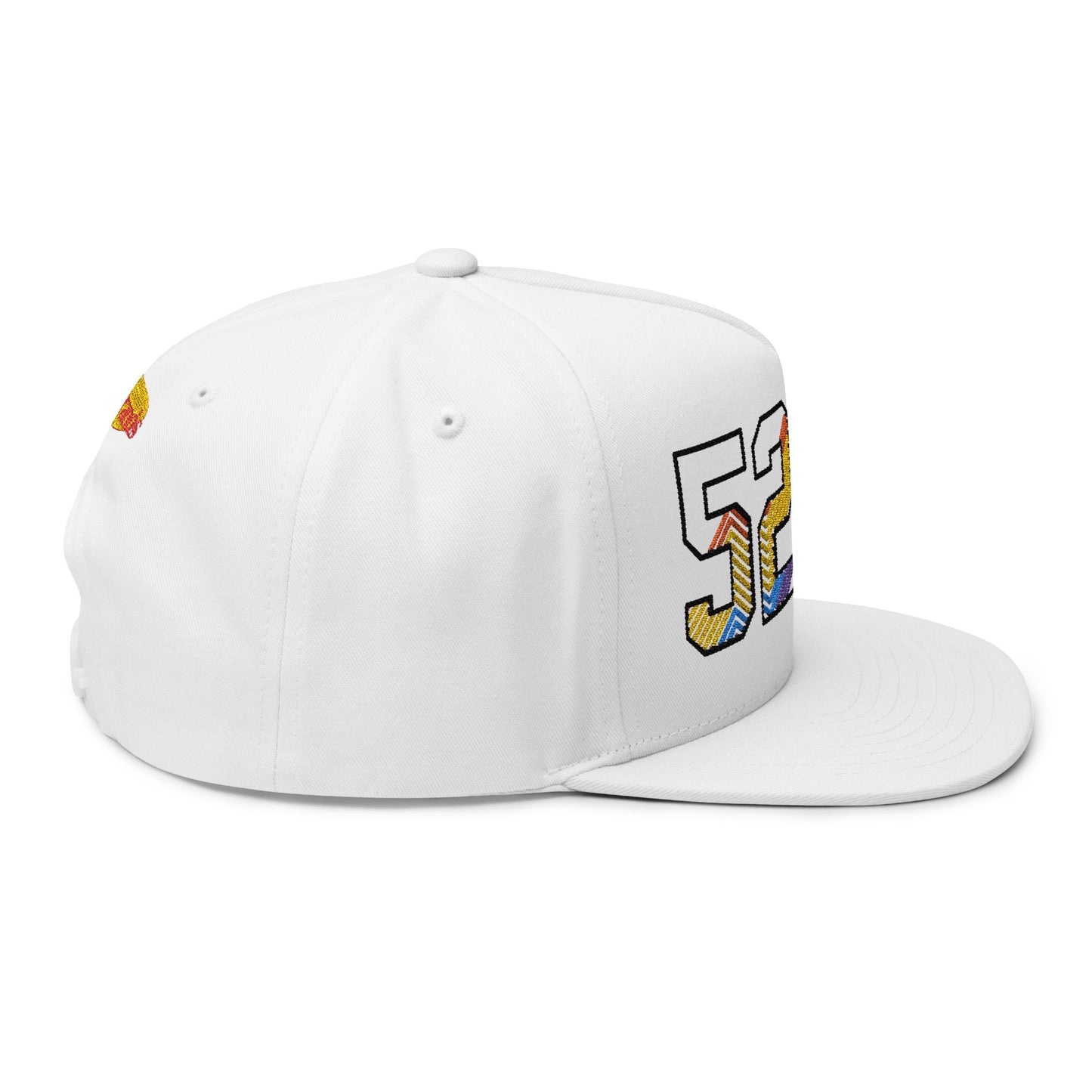 5280 Embroidered Flat Bill Cap — Denver Pride Streetwear Snapback
