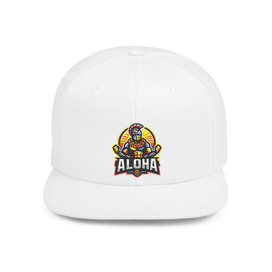 Aloha Flat Bill Snapback Hat, Casual Beachwear Cap, Gift for Beach Lovers, Summer Accessory, Trendy Snapback Hat, Fun Vacation Gear, [...]