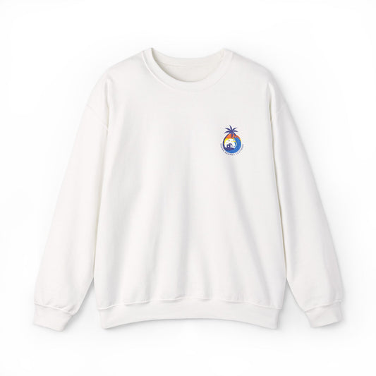 Shaka Brands Embroidered Logo Cozy Unisex Crewneck Sweatshirt - Perfect for Casual Days, Gift for Friends, Lounge Wear, Holiday Celebrations, Comfortable Style