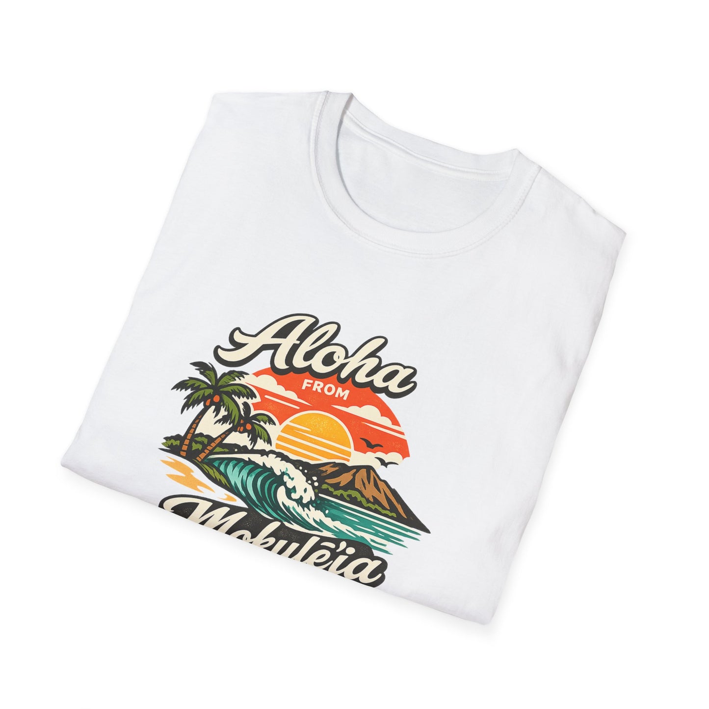 Aloha Mokulēʻia T-Shirt — Vintage Hawaiian Sunset Surf Tee