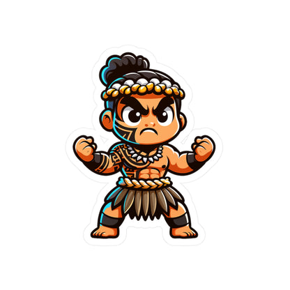 Warrior Character Vinyl Decal - Bold & Fun Stickers for Personalizing Your Space