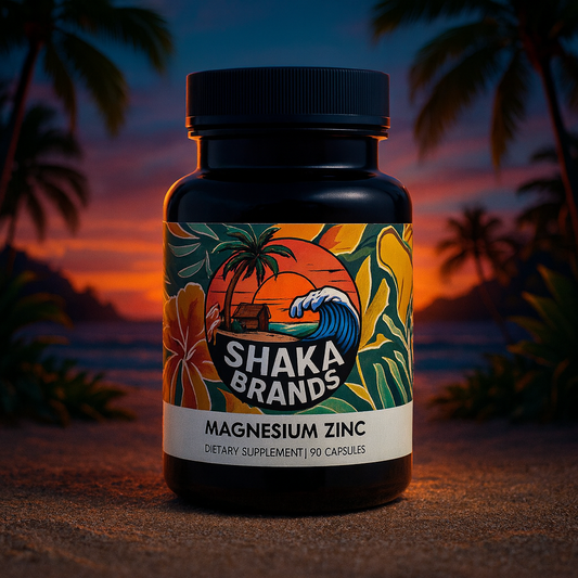 Magnesium Zinc Supplement – 90 Capsules | Shaka Brands