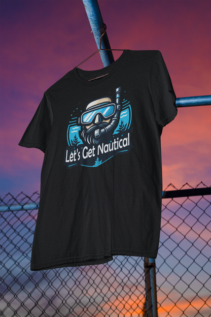 Shaka Brands | Graphic Tee's | Chibi Luau Collection | Lets Get Nautical Crew Neck Shirt