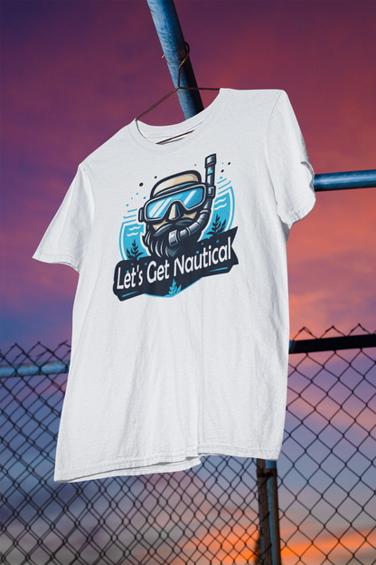 Shaka Brands | Graphic Tee's | Chibi Luau Collection | Lets Get Nautical Crew Neck Shirt