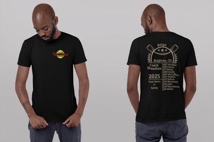 Shaka Brands | Custom Design Apparel | Custom Softball/Baseball Team T-Shirt