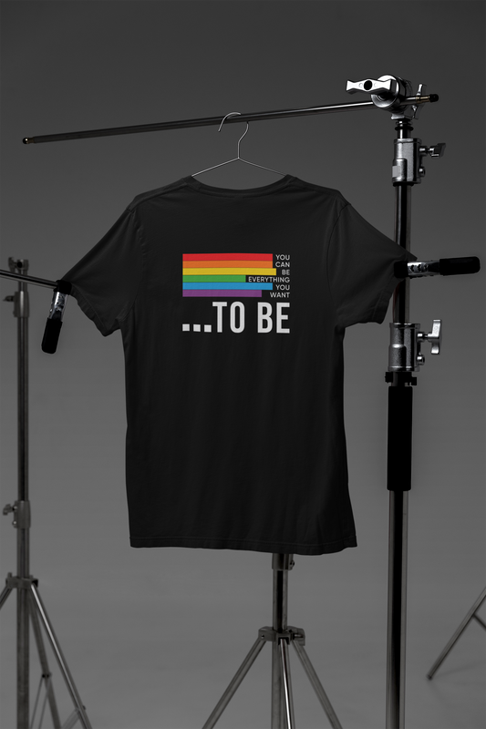 You Can Be Anything you want TO BE - LGBTQ Crew neck T-Shirt