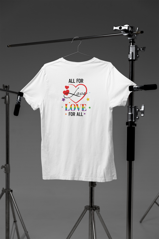 All for Love, Love for All - Crew neck T-Shirt