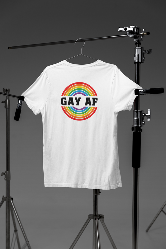 Gay AF, Crew Neck T-Shirt