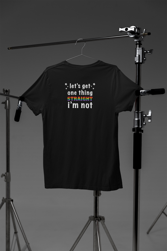 Lets get one thing straight - I'm NOT, Crew Neck T-Shirt White